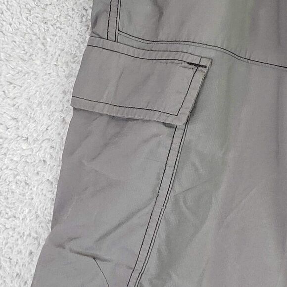 Columbia Cargo Shorts Omni-Shade Sun Protection Men's Size 36 Gray Nylon - Picture 4 of 13